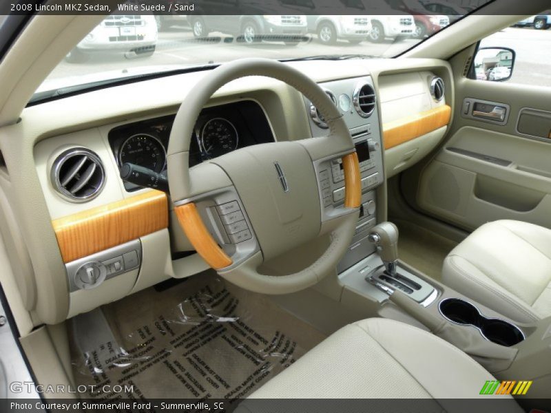 White Suede / Sand 2008 Lincoln MKZ Sedan