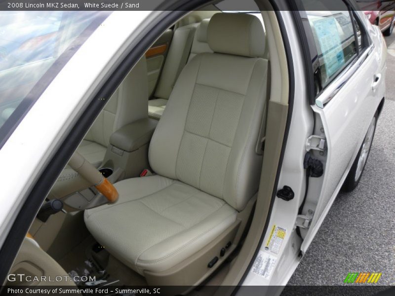 White Suede / Sand 2008 Lincoln MKZ Sedan