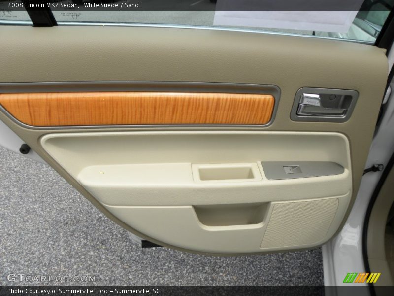 White Suede / Sand 2008 Lincoln MKZ Sedan