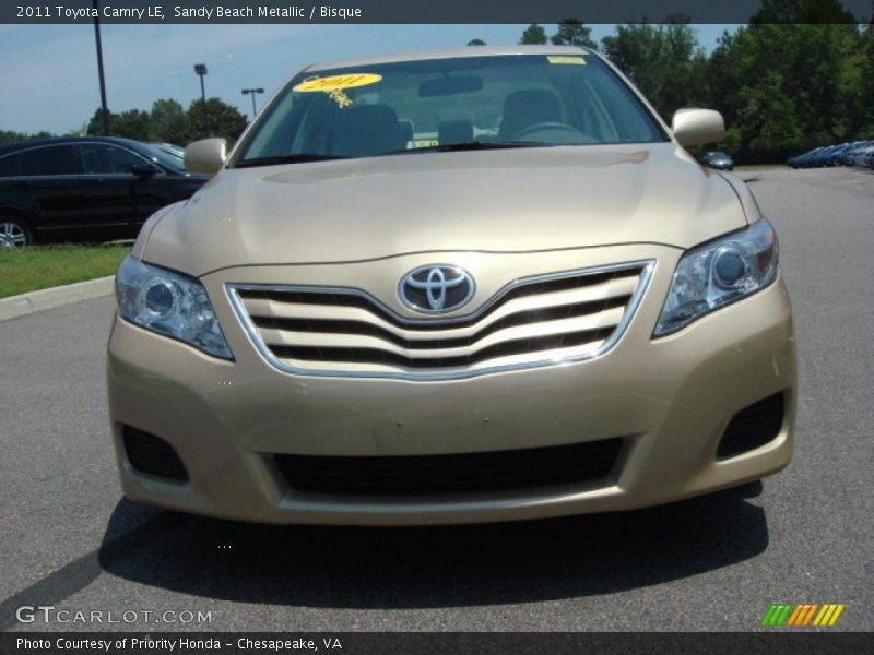 Sandy Beach Metallic / Bisque 2011 Toyota Camry LE