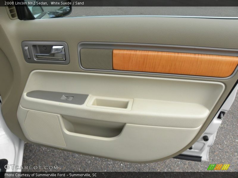 White Suede / Sand 2008 Lincoln MKZ Sedan