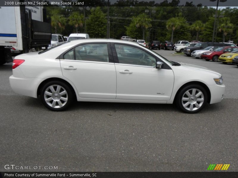 White Suede / Sand 2008 Lincoln MKZ Sedan