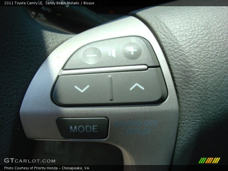 Sandy Beach Metallic / Bisque 2011 Toyota Camry LE