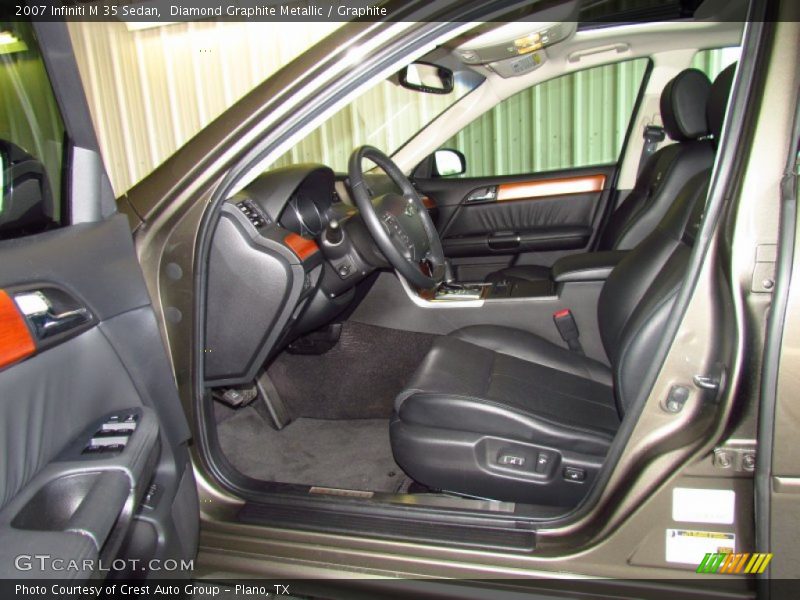 Diamond Graphite Metallic / Graphite 2007 Infiniti M 35 Sedan
