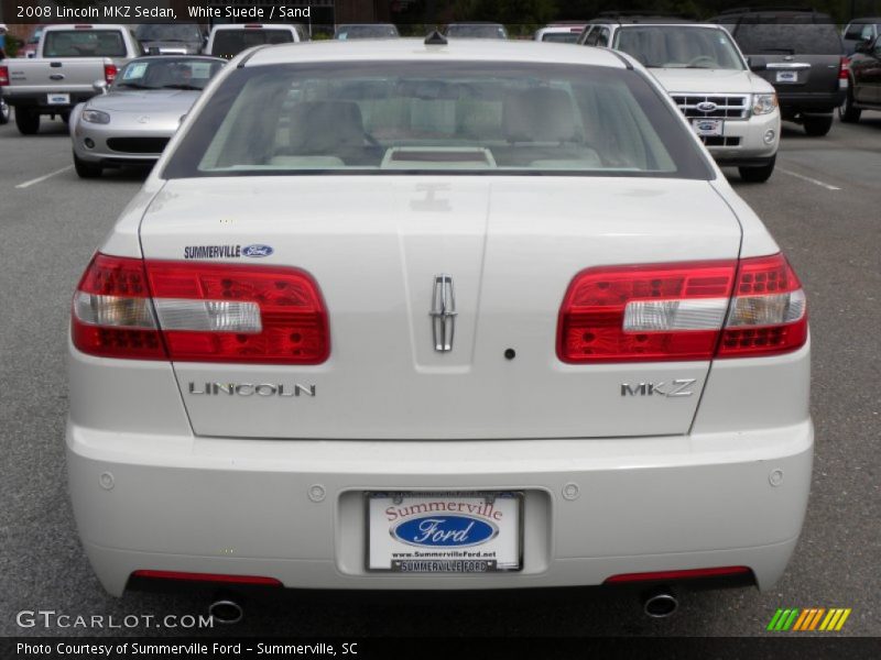 White Suede / Sand 2008 Lincoln MKZ Sedan