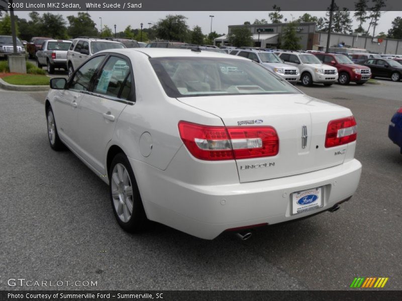 White Suede / Sand 2008 Lincoln MKZ Sedan