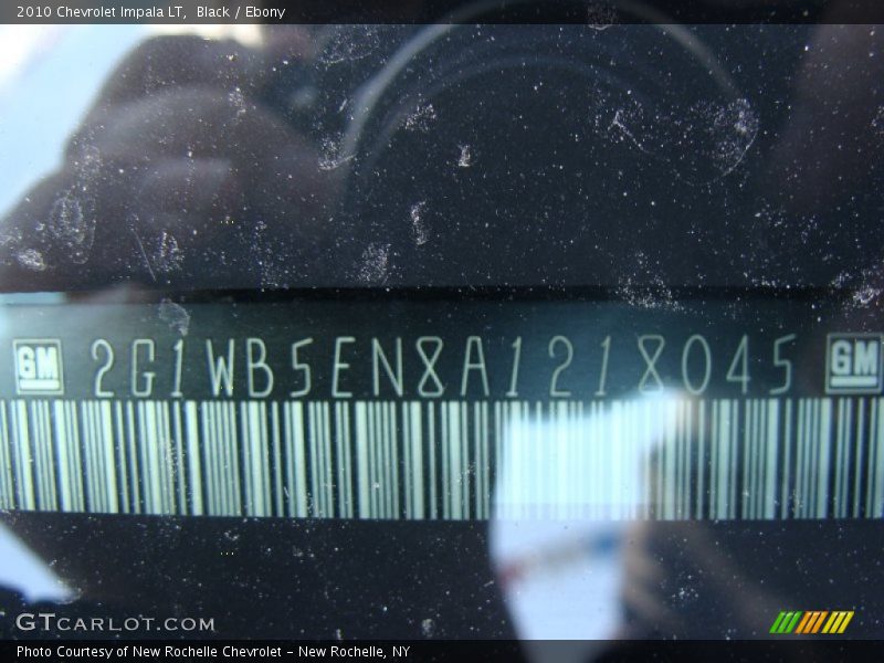 Black / Ebony 2010 Chevrolet Impala LT