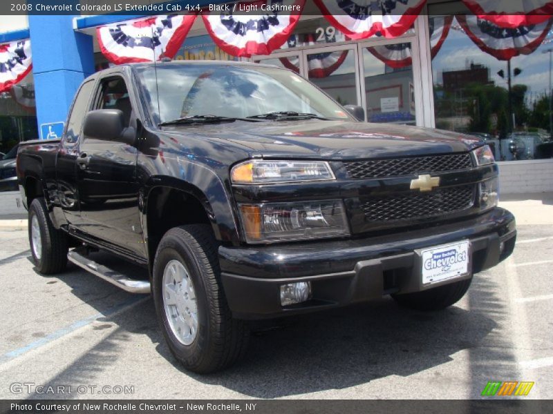 Black / Light Cashmere 2008 Chevrolet Colorado LS Extended Cab 4x4