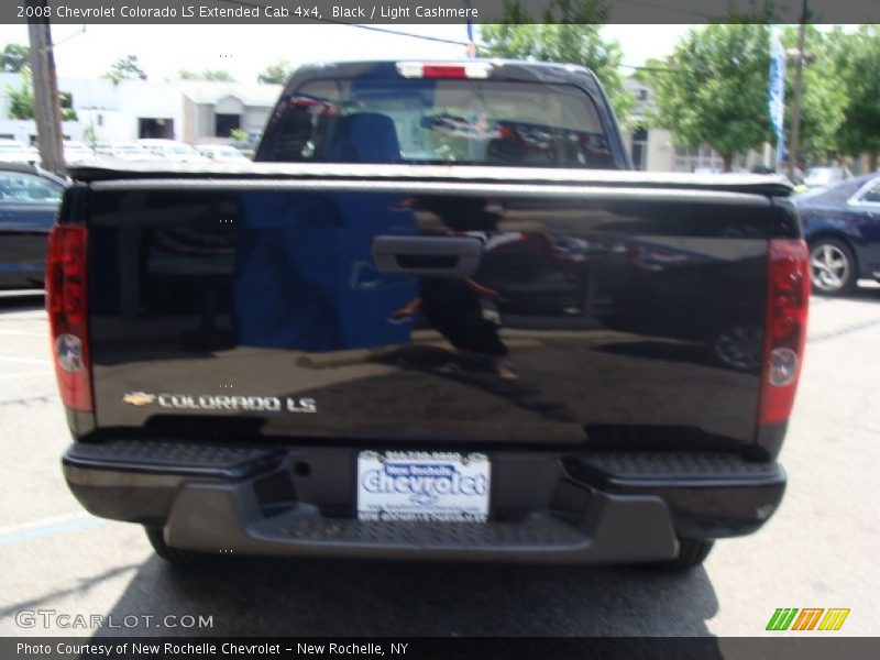 Black / Light Cashmere 2008 Chevrolet Colorado LS Extended Cab 4x4