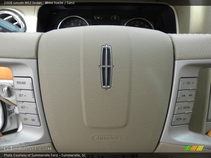 White Suede / Sand 2008 Lincoln MKZ Sedan