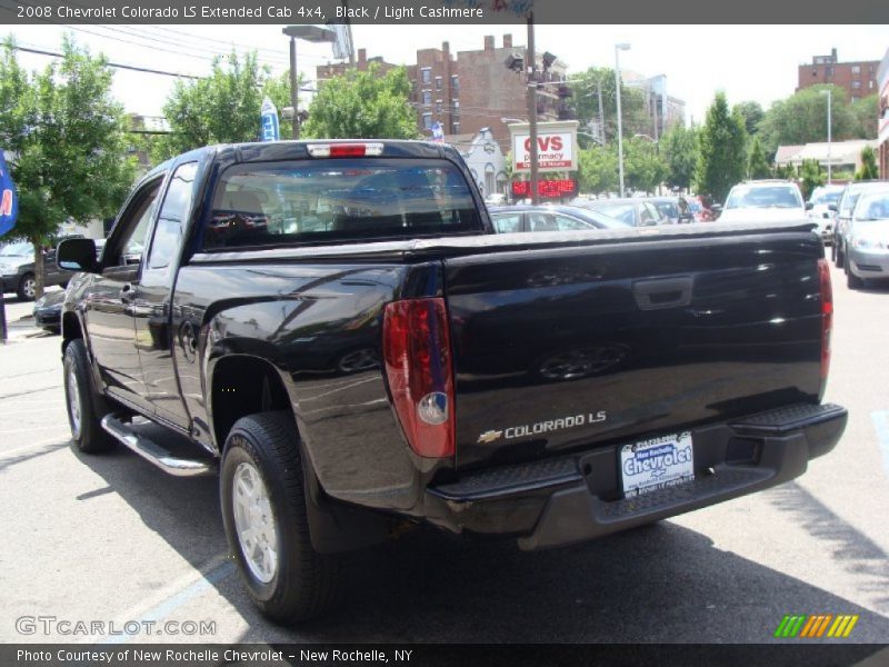 Black / Light Cashmere 2008 Chevrolet Colorado LS Extended Cab 4x4