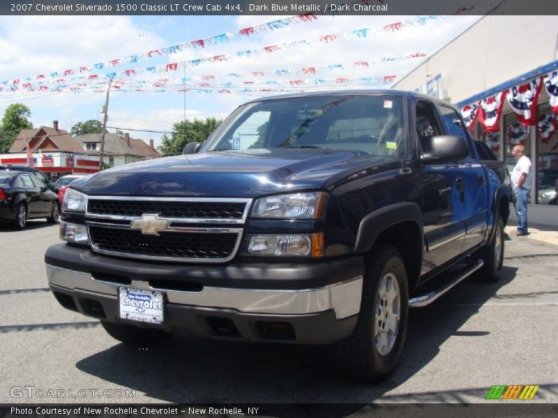 Dark Blue Metallic / Dark Charcoal 2007 Chevrolet Silverado 1500 Classic LT Crew Cab 4x4