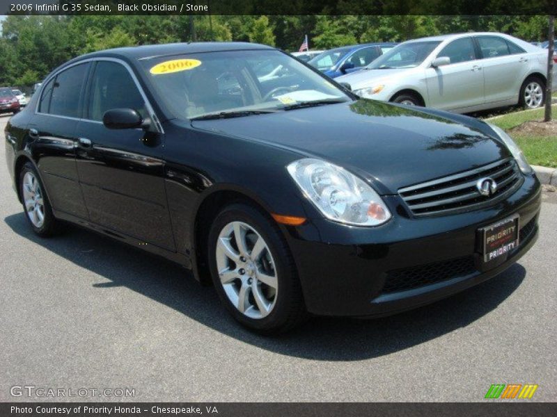 Black Obsidian / Stone 2006 Infiniti G 35 Sedan