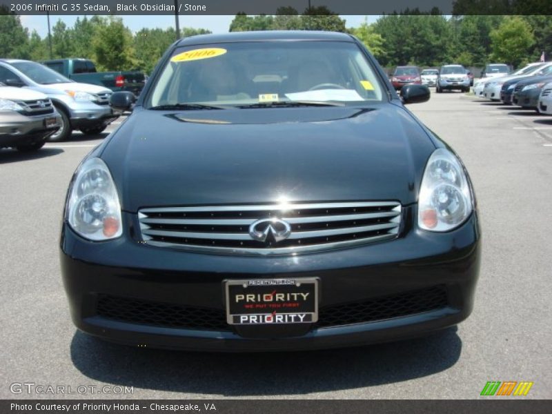 Black Obsidian / Stone 2006 Infiniti G 35 Sedan