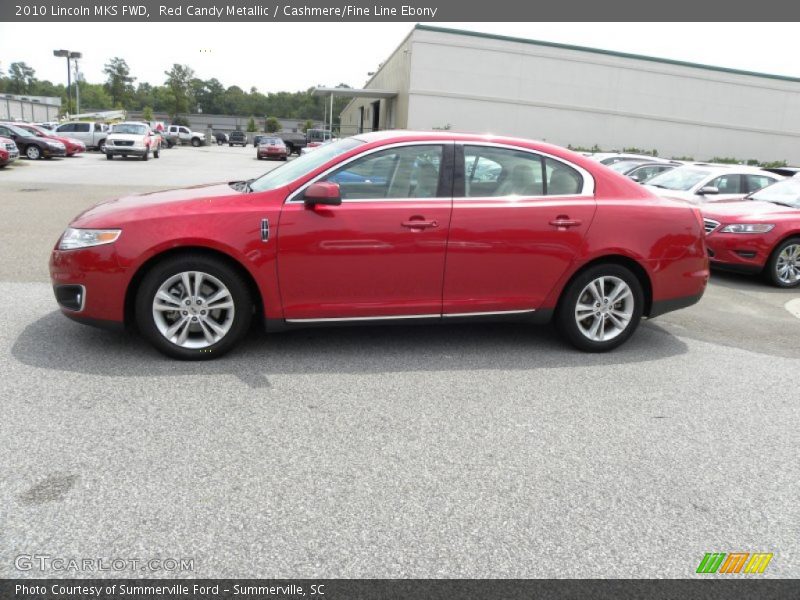 Red Candy Metallic / Cashmere/Fine Line Ebony 2010 Lincoln MKS FWD