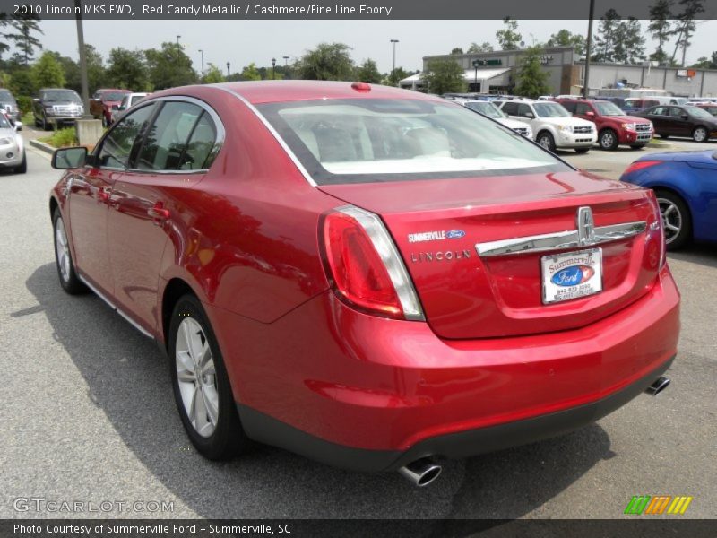 Red Candy Metallic / Cashmere/Fine Line Ebony 2010 Lincoln MKS FWD