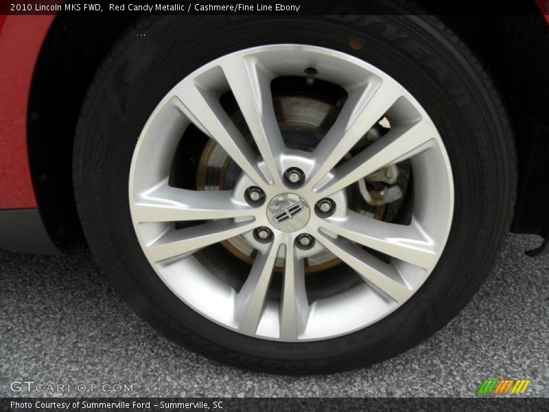 Red Candy Metallic / Cashmere/Fine Line Ebony 2010 Lincoln MKS FWD