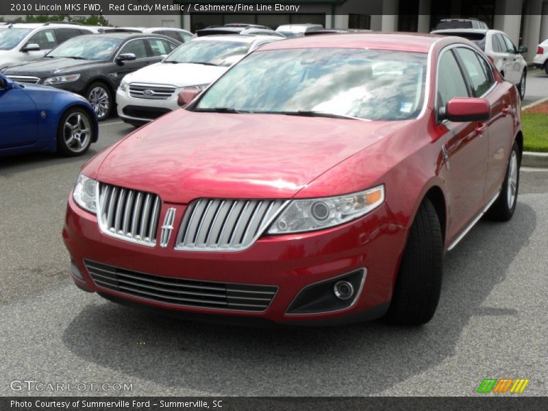 Red Candy Metallic / Cashmere/Fine Line Ebony 2010 Lincoln MKS FWD