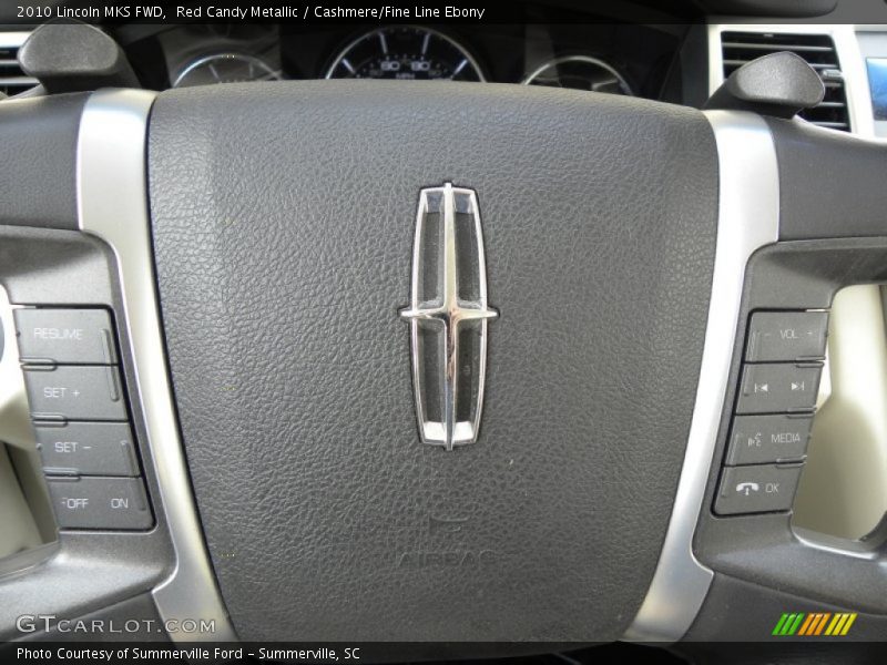 Red Candy Metallic / Cashmere/Fine Line Ebony 2010 Lincoln MKS FWD