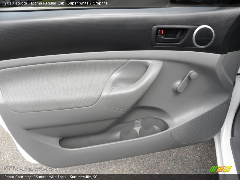 Super White / Graphite 2010 Toyota Tacoma Regular Cab