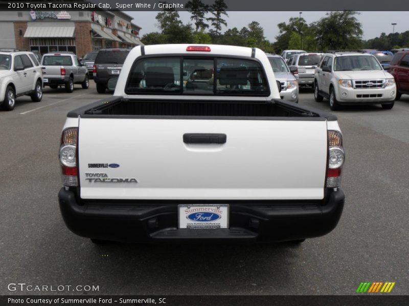 Super White / Graphite 2010 Toyota Tacoma Regular Cab