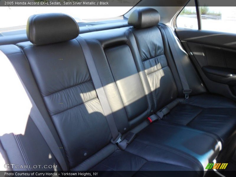 Satin Silver Metallic / Black 2005 Honda Accord EX-L Sedan