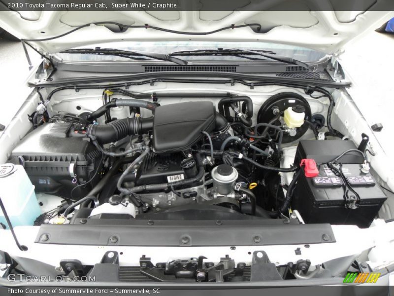 Super White / Graphite 2010 Toyota Tacoma Regular Cab