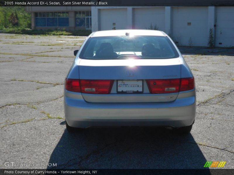 Satin Silver Metallic / Black 2005 Honda Accord EX-L Sedan