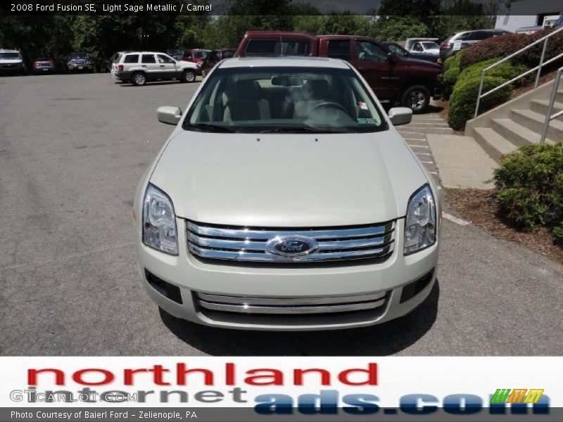 Light Sage Metallic / Camel 2008 Ford Fusion SE