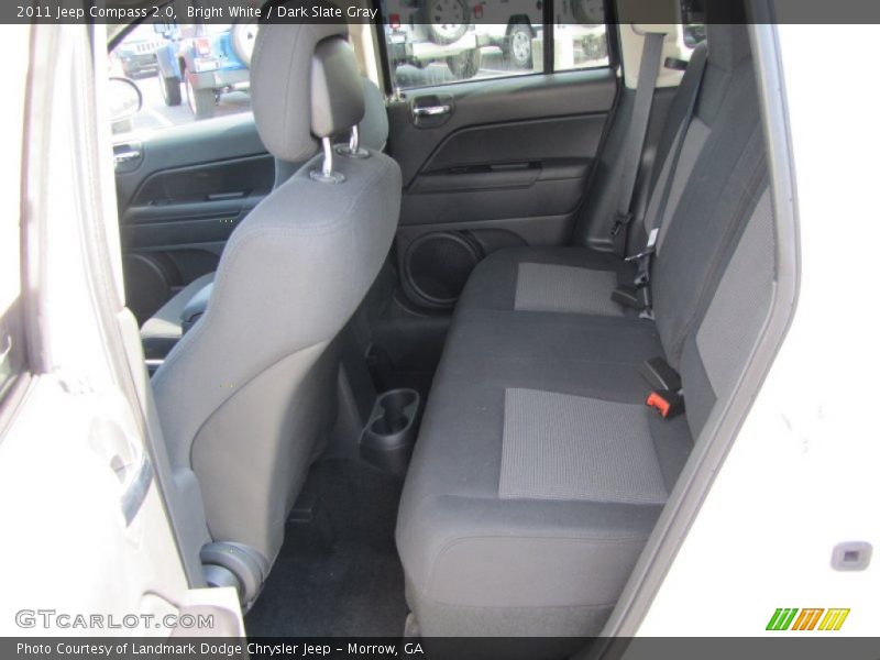 Bright White / Dark Slate Gray 2011 Jeep Compass 2.0