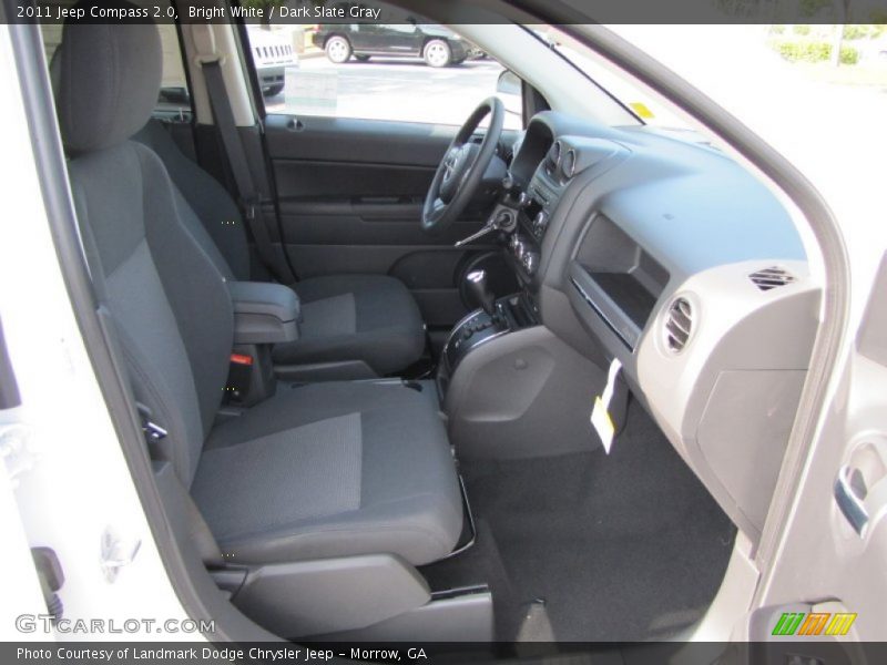Bright White / Dark Slate Gray 2011 Jeep Compass 2.0