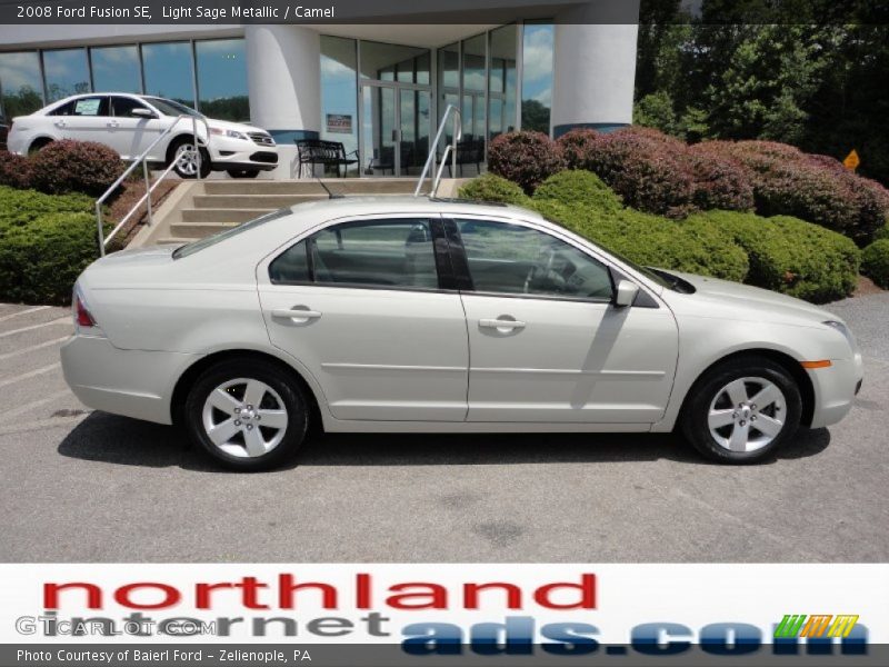Light Sage Metallic / Camel 2008 Ford Fusion SE