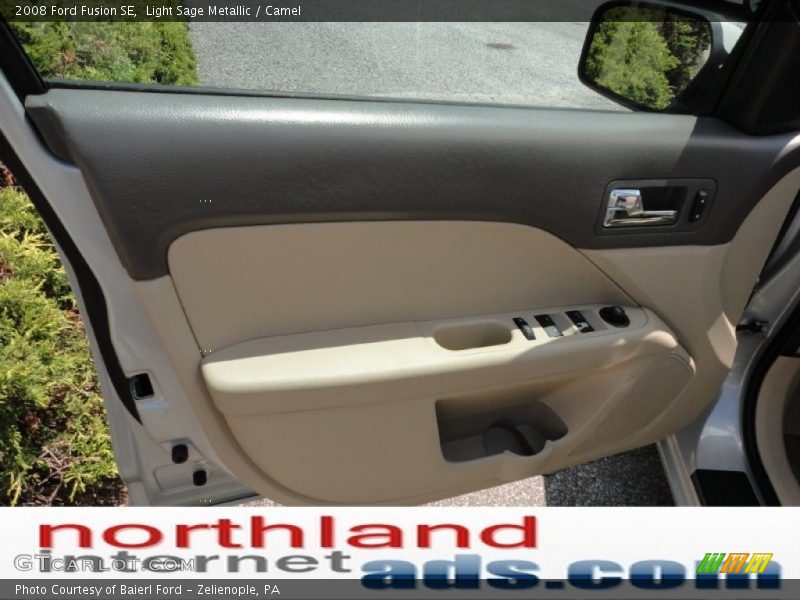 Light Sage Metallic / Camel 2008 Ford Fusion SE
