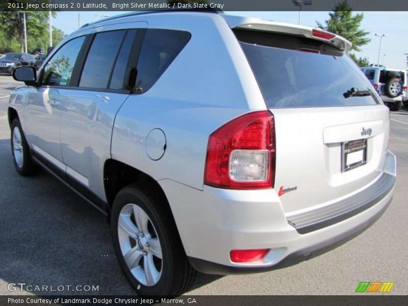 Bright Silver Metallic / Dark Slate Gray 2011 Jeep Compass 2.0 Latitude