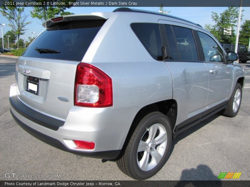 Bright Silver Metallic / Dark Slate Gray 2011 Jeep Compass 2.0 Latitude