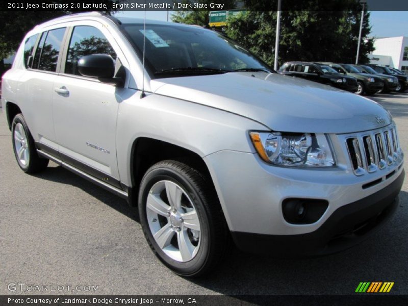 Bright Silver Metallic / Dark Slate Gray 2011 Jeep Compass 2.0 Latitude