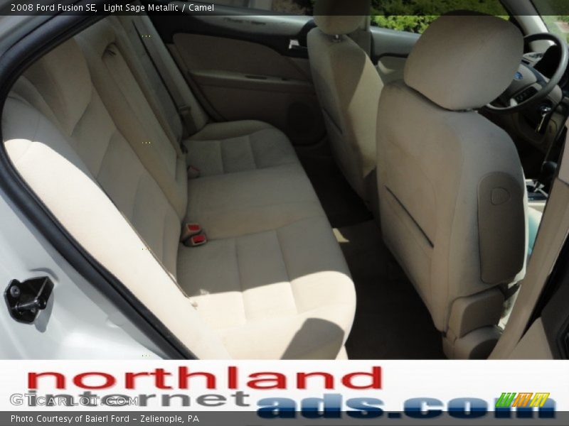 Light Sage Metallic / Camel 2008 Ford Fusion SE