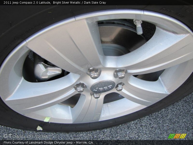 Bright Silver Metallic / Dark Slate Gray 2011 Jeep Compass 2.0 Latitude