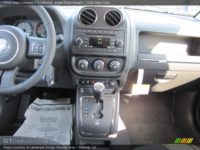 Bright Silver Metallic / Dark Slate Gray 2011 Jeep Compass 2.0 Latitude