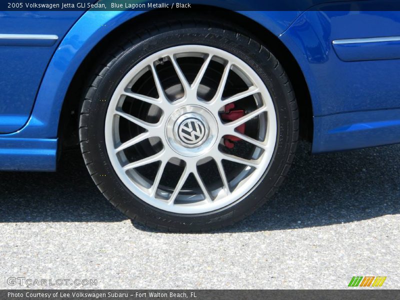 Blue Lagoon Metallic / Black 2005 Volkswagen Jetta GLI Sedan