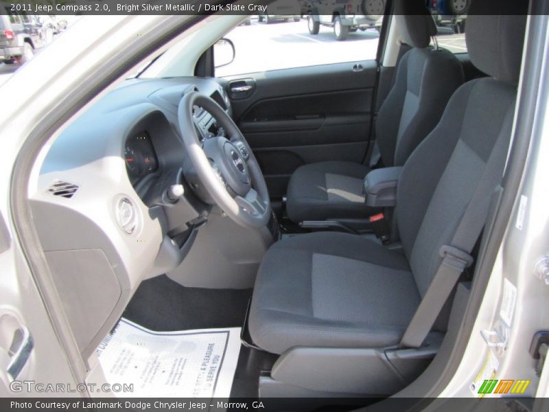 Bright Silver Metallic / Dark Slate Gray 2011 Jeep Compass 2.0
