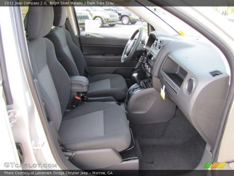 Bright Silver Metallic / Dark Slate Gray 2011 Jeep Compass 2.0