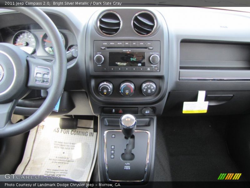 Bright Silver Metallic / Dark Slate Gray 2011 Jeep Compass 2.0