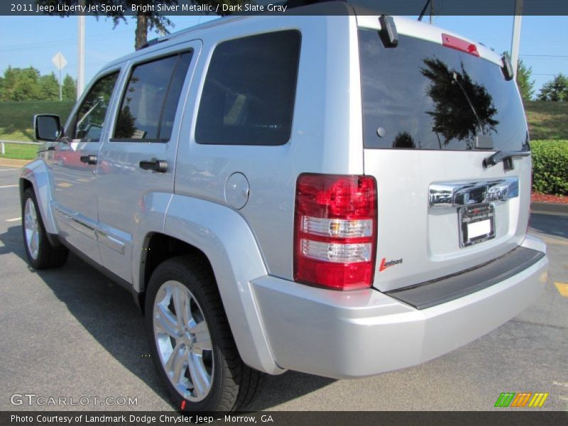 Bright Silver Metallic / Dark Slate Gray 2011 Jeep Liberty Jet Sport