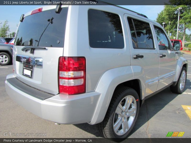 Bright Silver Metallic / Dark Slate Gray 2011 Jeep Liberty Jet Sport
