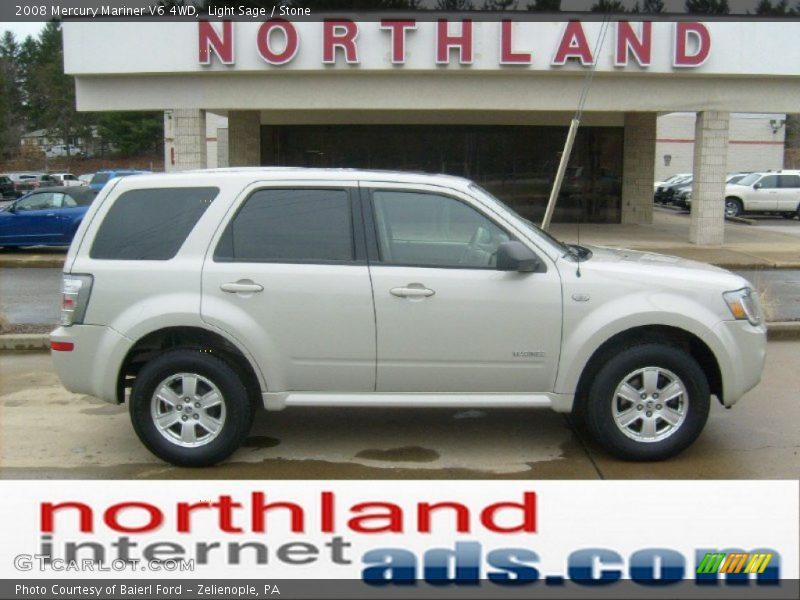 Light Sage / Stone 2008 Mercury Mariner V6 4WD