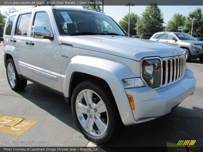 Bright Silver Metallic / Dark Slate Gray 2011 Jeep Liberty Jet Sport