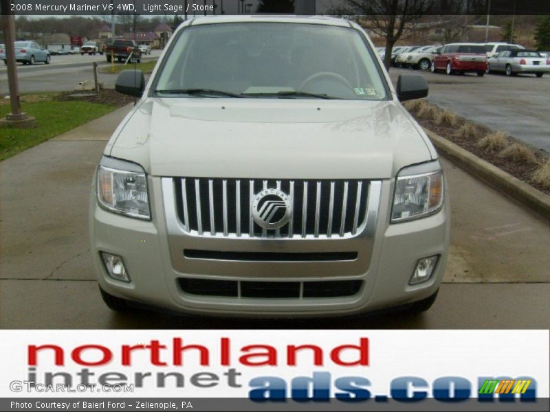Light Sage / Stone 2008 Mercury Mariner V6 4WD