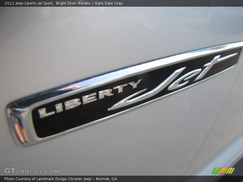Bright Silver Metallic / Dark Slate Gray 2011 Jeep Liberty Jet Sport