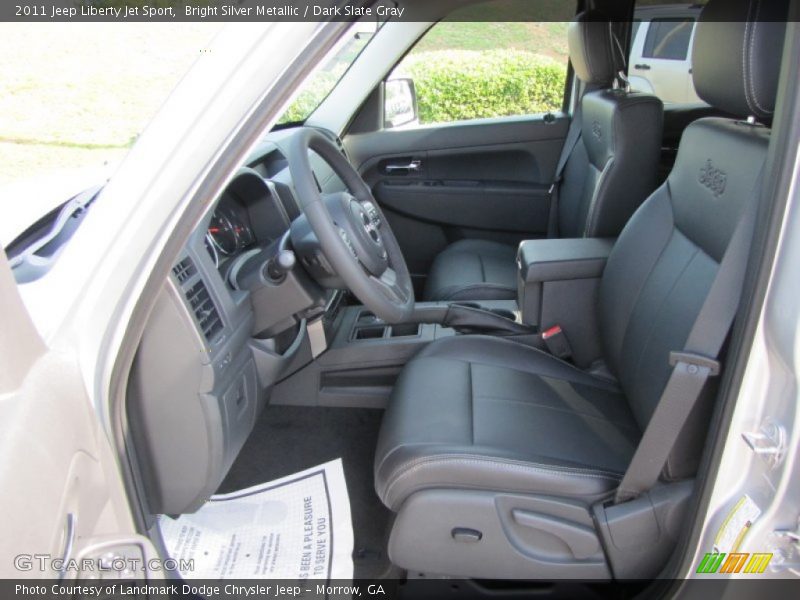 Bright Silver Metallic / Dark Slate Gray 2011 Jeep Liberty Jet Sport